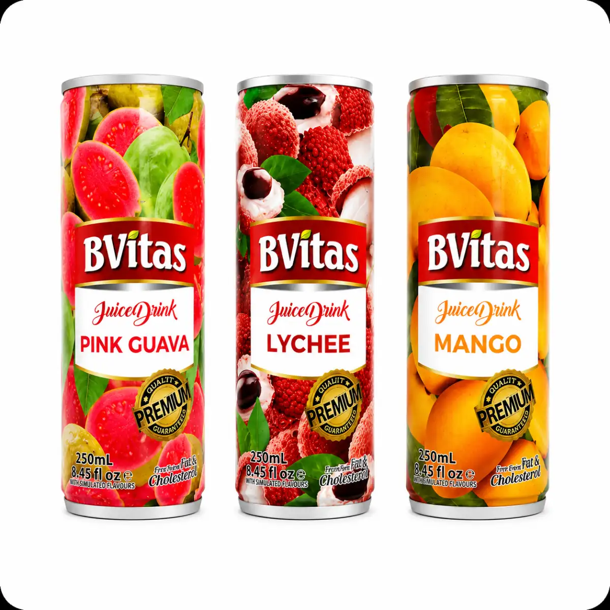 BVitas Juice Drink – Pink Guava (250ml)