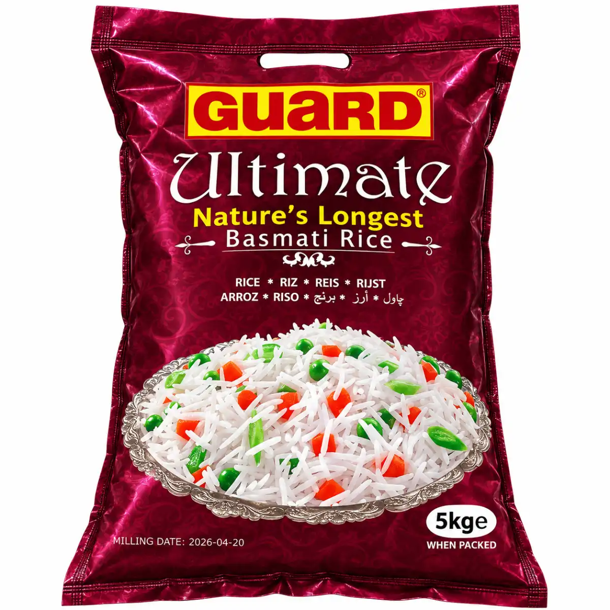 Guard Ultimate Basmati Rice – 5kg — Halal Rice & Grains available at Takumi Halal Mart Japan