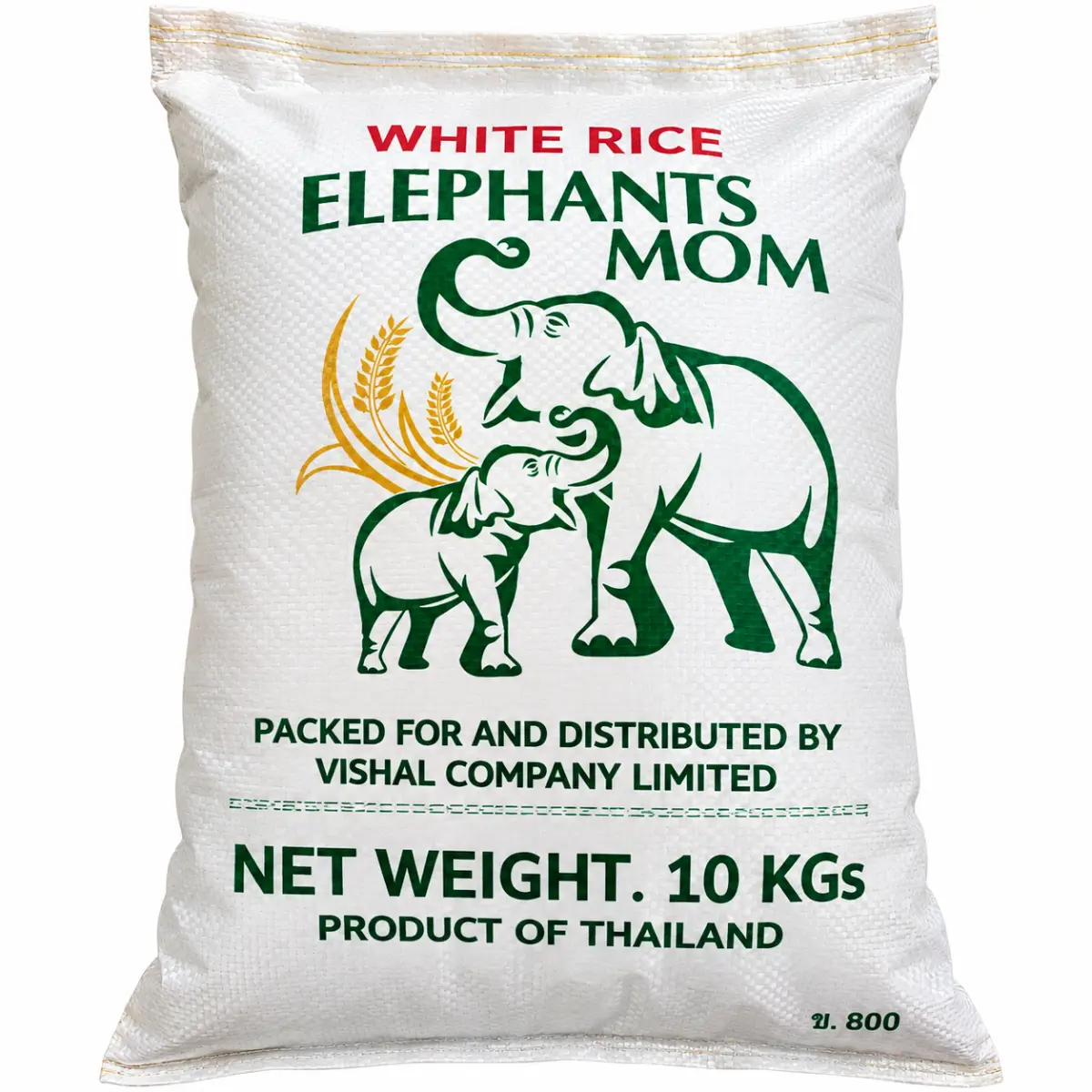 Elephants Mom White Rice – 10kg — Halal Rice & Grains available at Takumi Halal Mart Japan